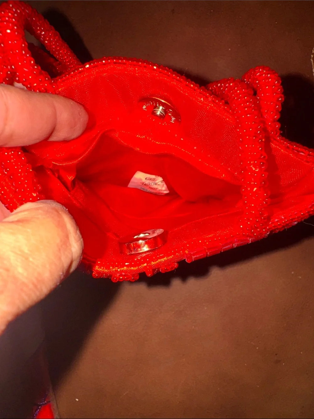 Red Hat Society banner bag